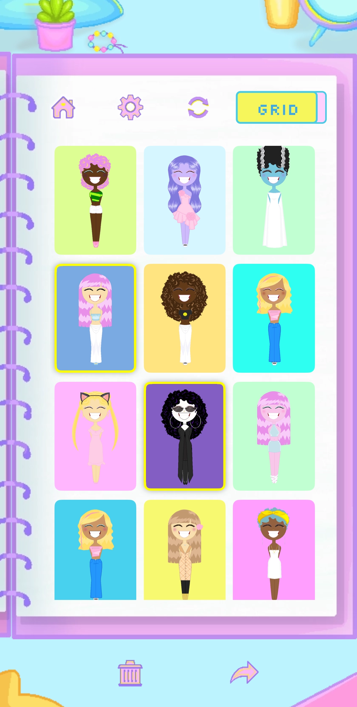 Gallery grid